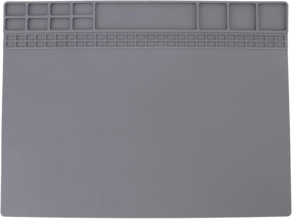 932°F Hittebestendige Antislip Siliconen Werkmat Multifunctioneel Magnetisch, Antistatisch BGA Reparatie Soldeer