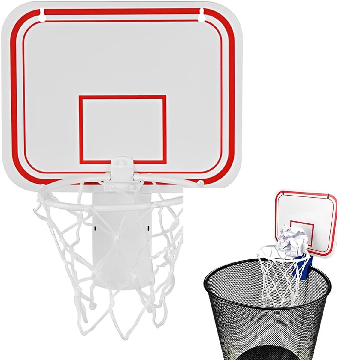 1 stuks mini-basketbalmand voor de vuilnisemmer, prullenbak, leuk