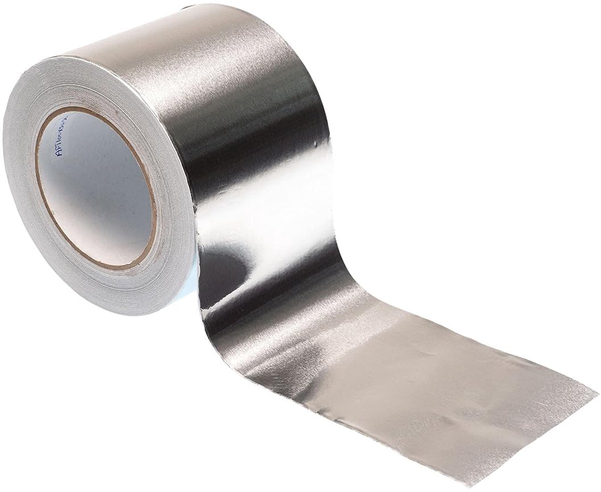 aluminium plakband, 100 mm x 50 m, zelfklevend aluminium plakband