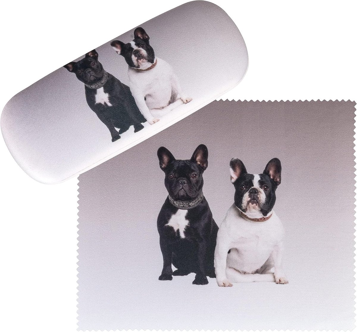 Lilienfeld Brillenetui Franse bulldogs Brillenkoker Bril Case