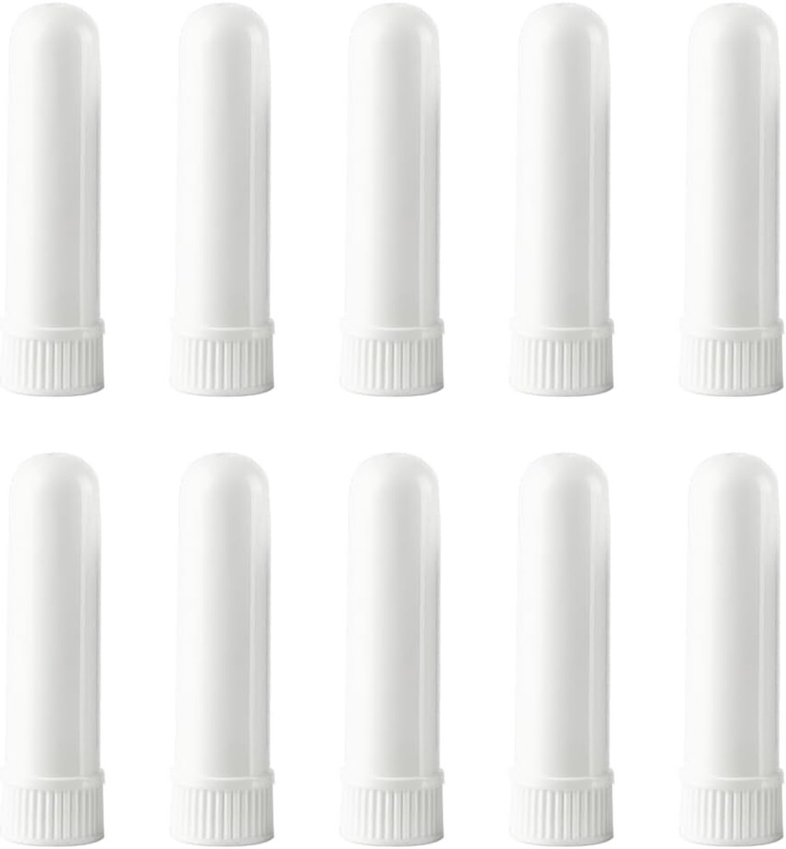 10 stuks neusinhalatorsticks, navulbaar met lont, zeer goede hygroscopiciteit, navulbaar voor etherische oliën
