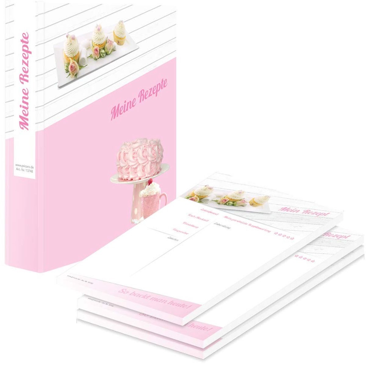 Omgoods - Receptenmap met Receptenblok - A5