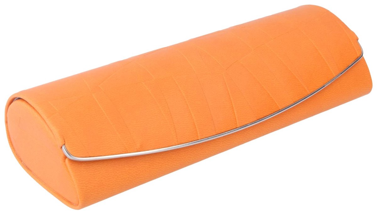 Omgoods - Luxe Bril Etui 'Enrico' - Magnetische Sluiting - Oranje