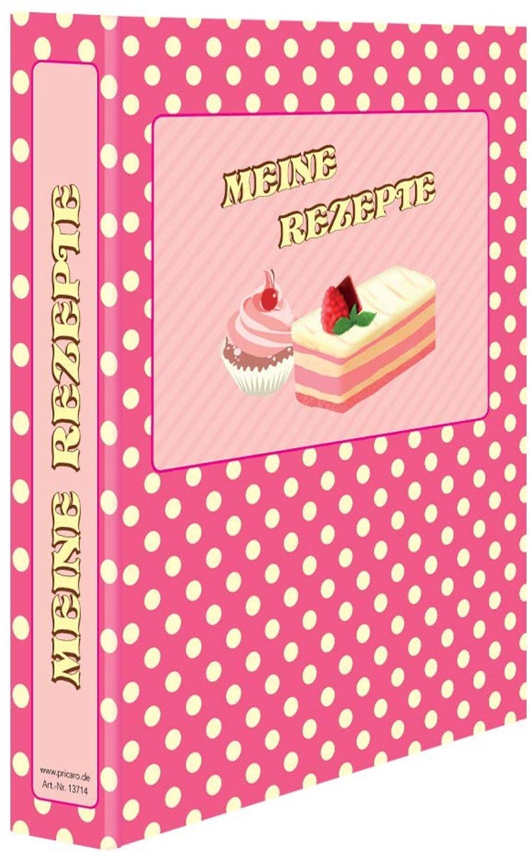 Omgoods - Product Receptenboek A5 - 35mm Capaciteit - Roze