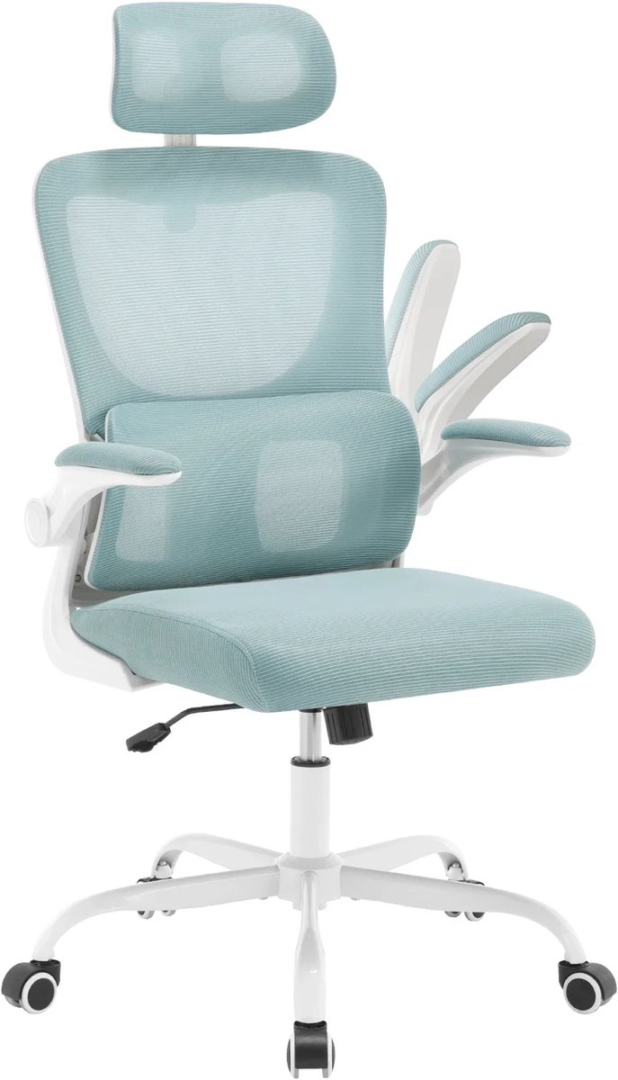 Ergonomische bureaustoel - Ergonomische gamestoel - bureaustoelen voor volwassenen - 360-draaibare bureaustoel Ademend gaas - Computerstoel