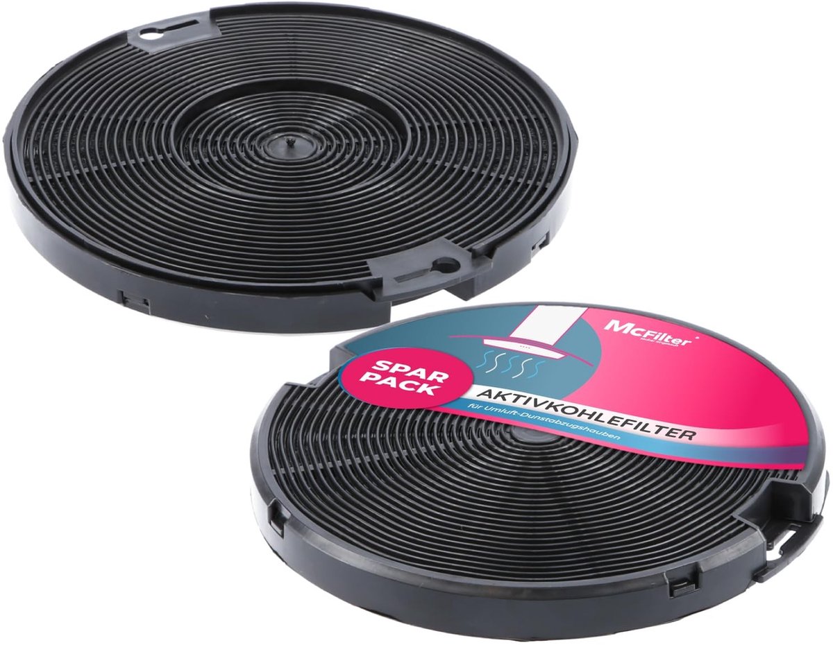 Omgoods - 2x Actieve Koolstoffilter Ø 150 mm voor Afzuigkap - Geschikt voor Diverse Merken
