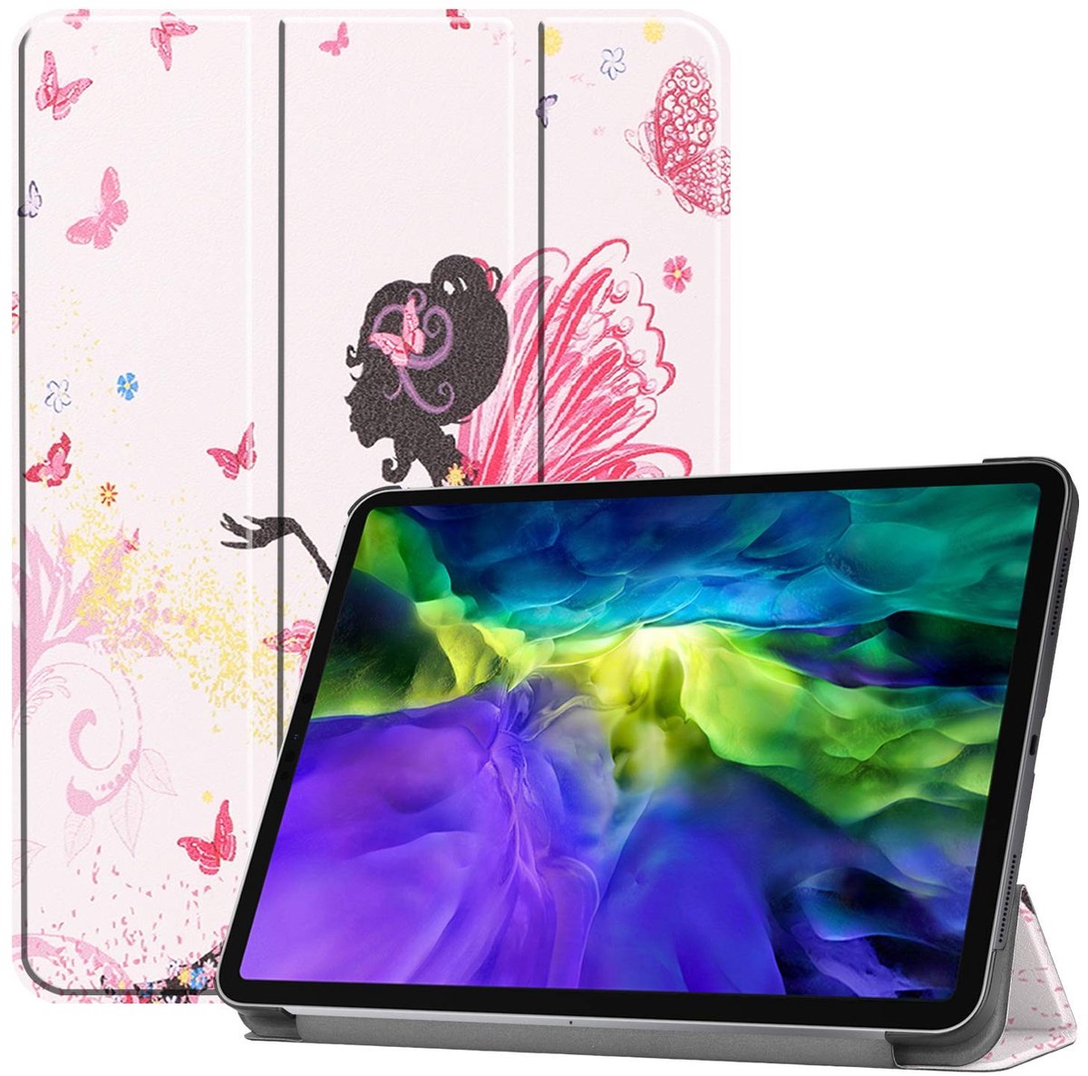Omgoods - Case voor Apple iPad Pro 11 2020 Smart Cover met Standfunctie en Auto Sleep/Wake C5