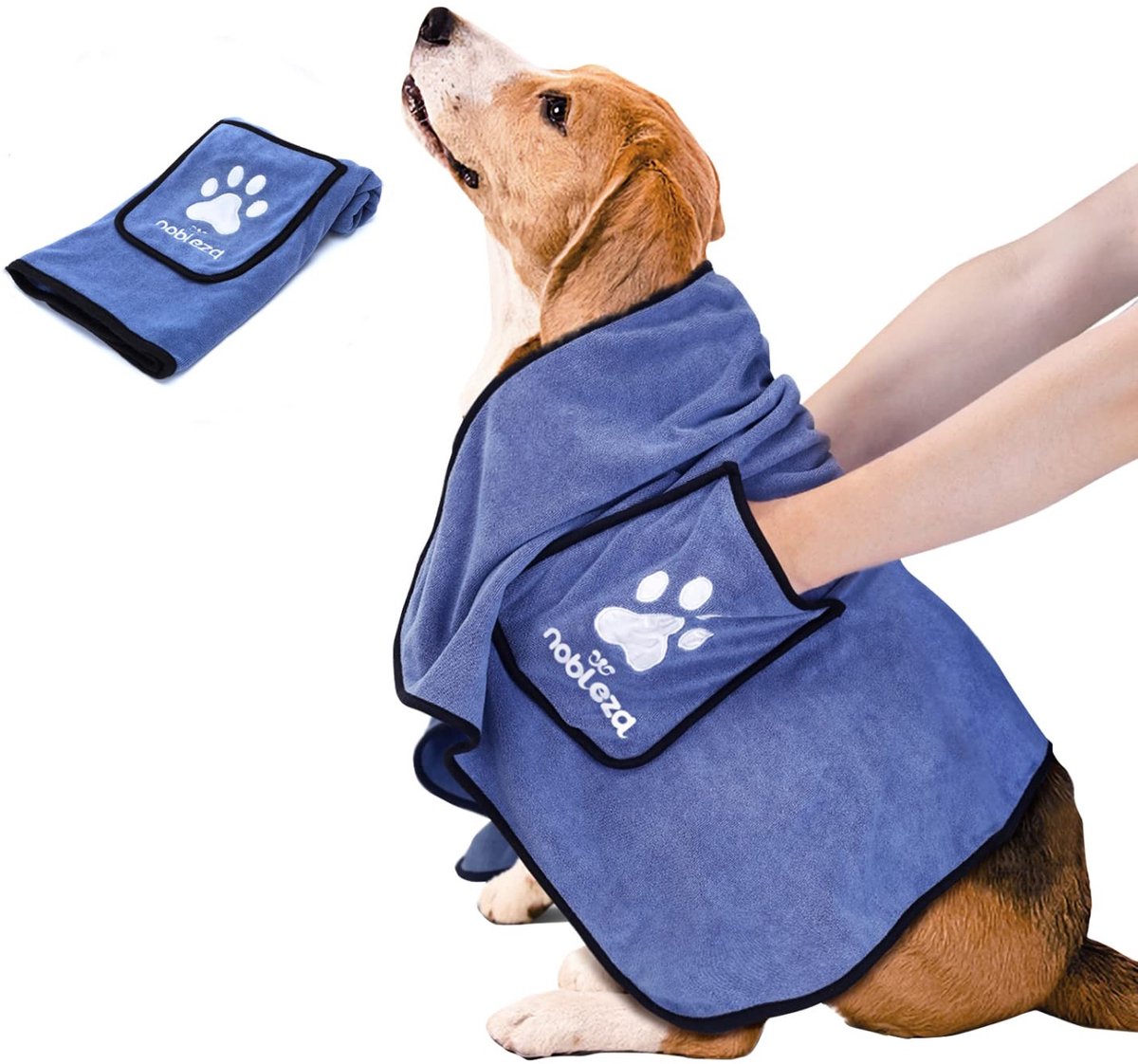 Omgoods - Ultra Absorberende Microfiber Handdoek voor Honden