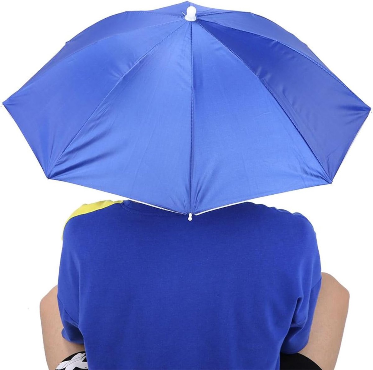 SnelShoppen - Opvouwbare Parasol Zonbescherming voor Vissen, Golf en Tuinieren Hoed 65 cm - Multifunctionele UV-Bescherming, Lichtgewicht en Draagbaar