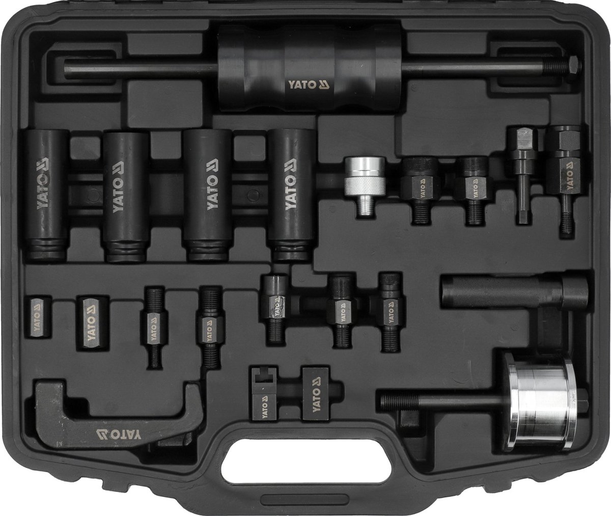 Professionele Verstuiver / Injector Demontageset – 22-Delig – Voor Bosch, Delphi, Denso & Siemens