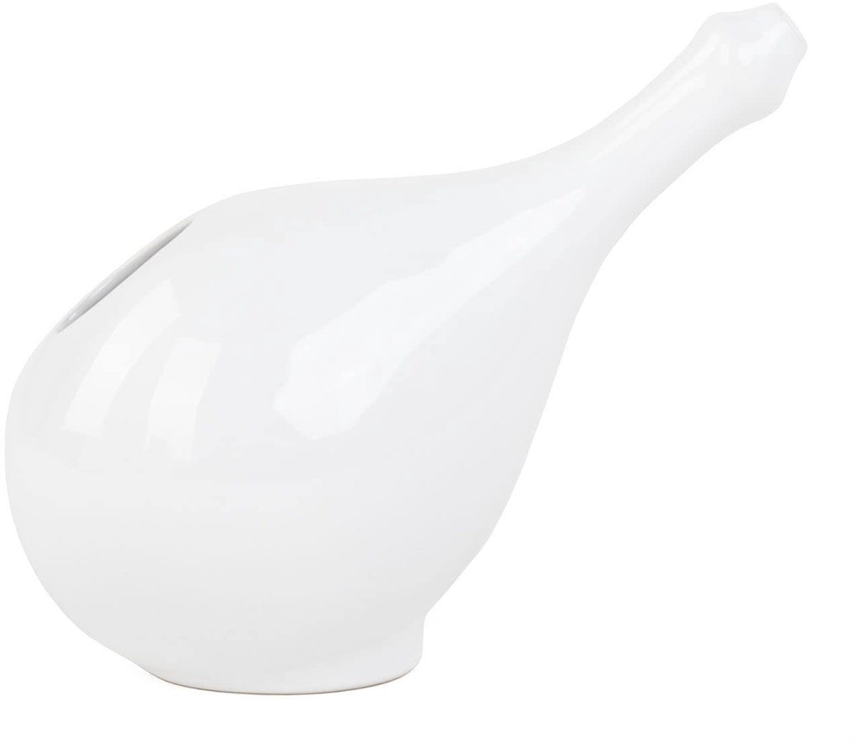 Omgoods - Keramisch Neti Pot XL voor Neusspoeling Wit