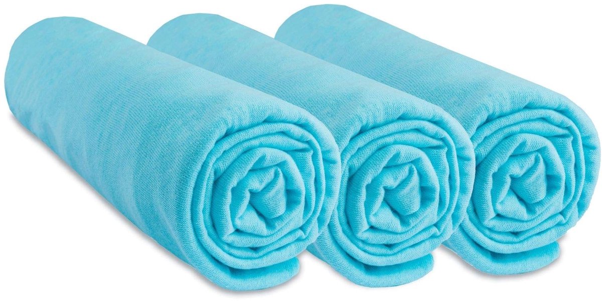 Omgoods - Fitted Sheet Set van 3 - 70 x 140 cm Katoen