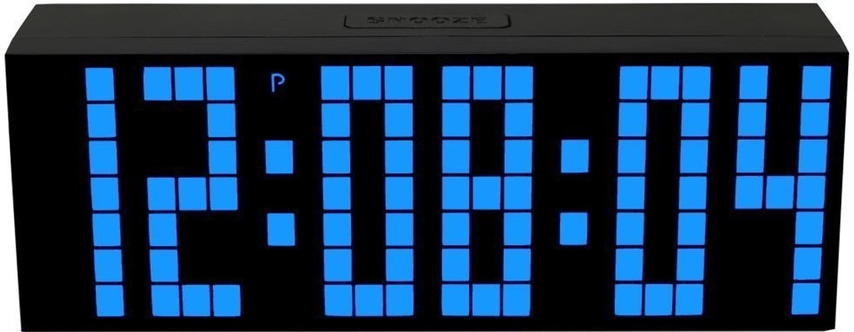 Omgoods - LED Digitale Alarmklok met Grote HD Display - Inclusief Thermometer