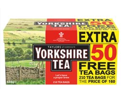 Omgoods - Yorkshire Tea in 210 Theezakjes