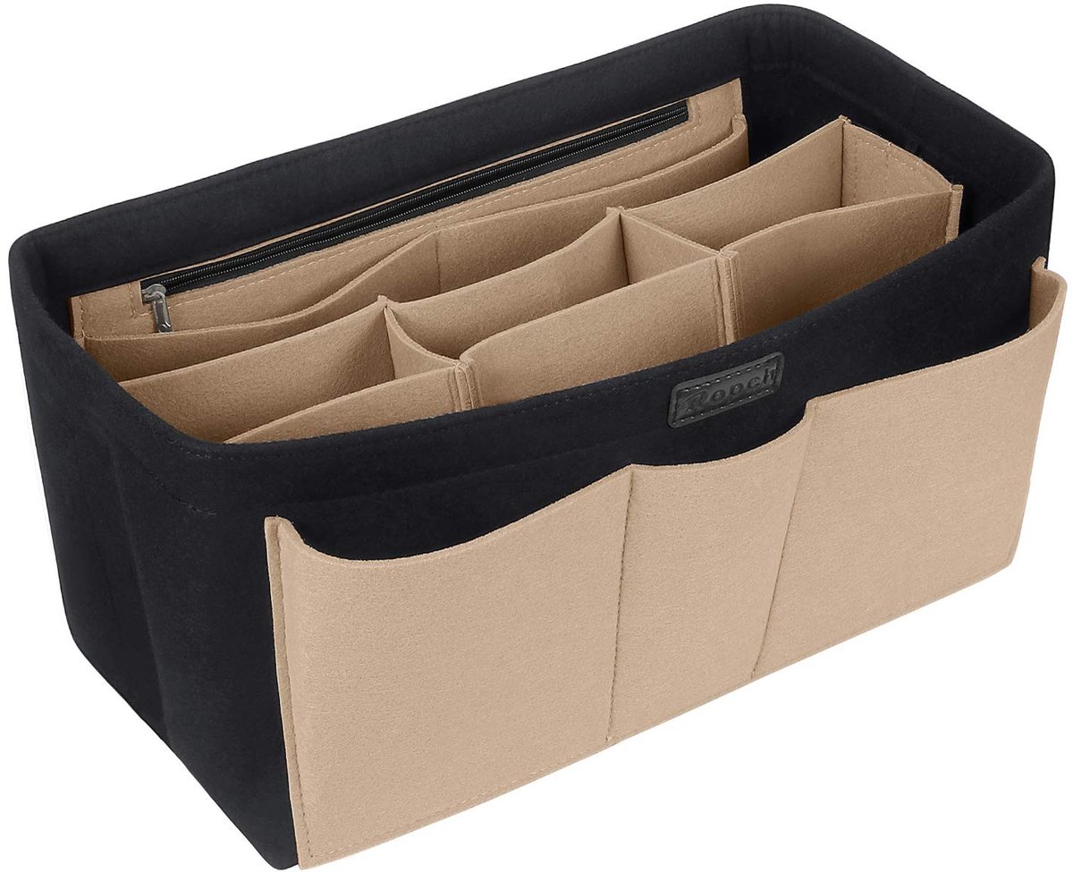 Omgoods - Handbag Organiser met Compartimenten - Beige, XL