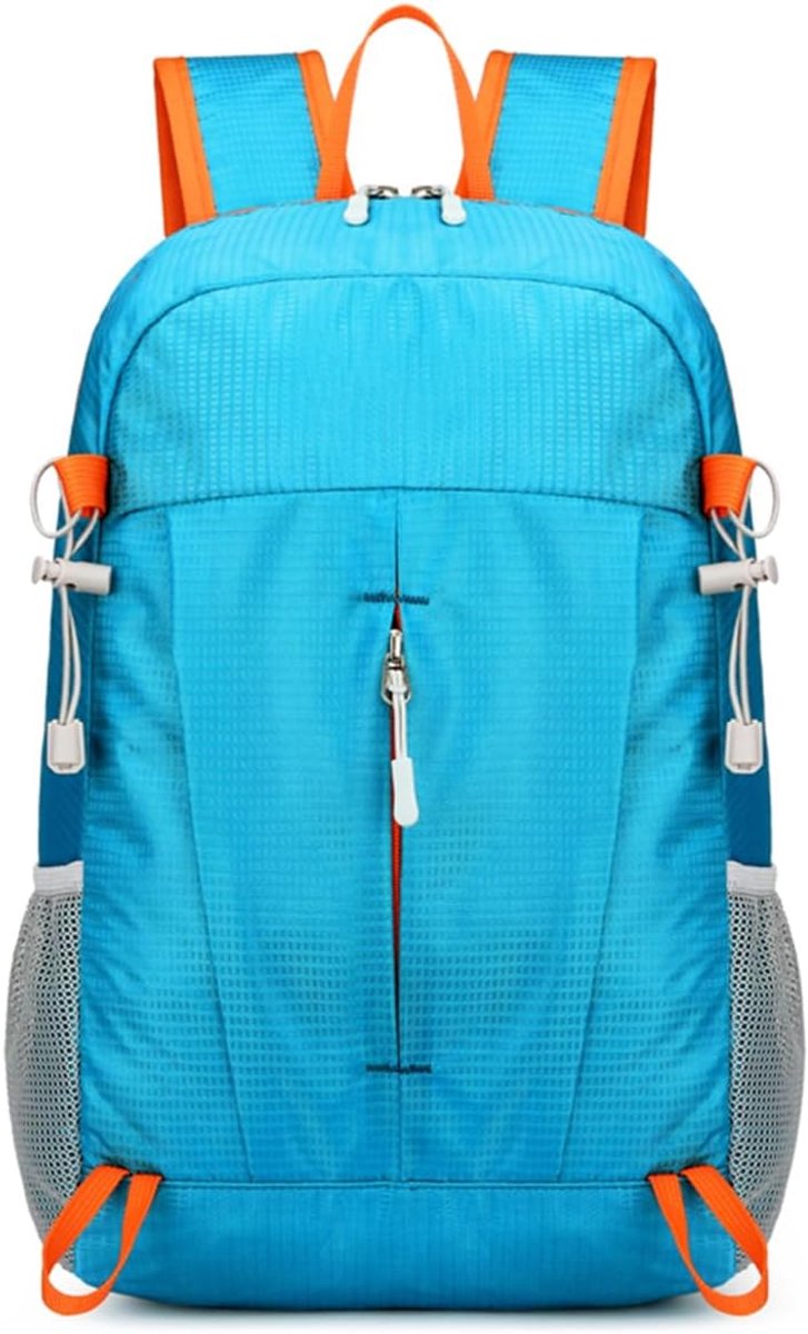 Ulisem - Opvouwbare Rugzak – Lichtgewicht Wandelrugzak – Waterafstotende Dagrugzak – Reisrugzak voor Camping, Outdoor, Sport & Wandelen – Compacte Backpack voor Dames en Heren – Lichtblauw