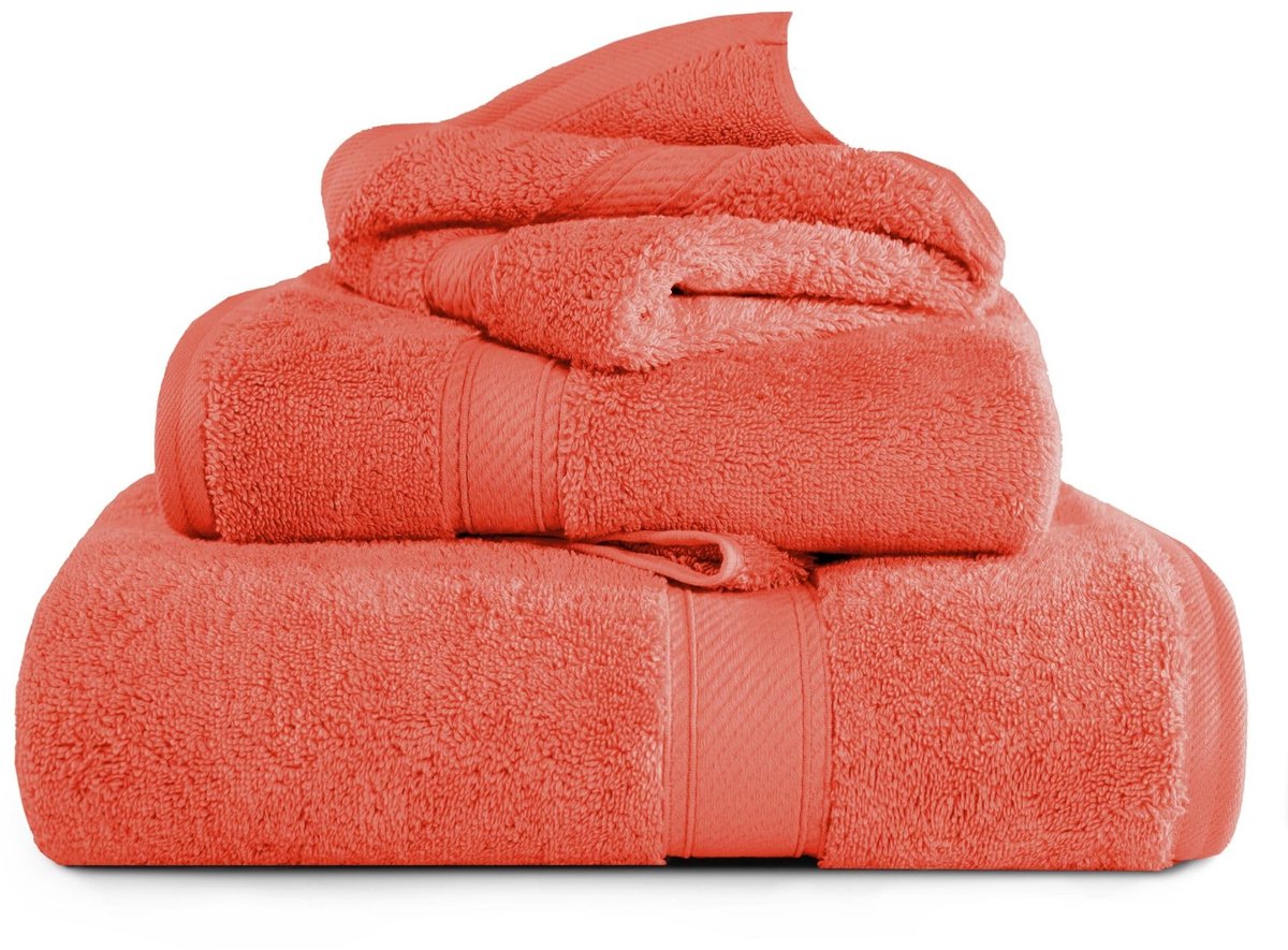Omgoods - 3-delige Luxe Handdoeken Set van Egyptisch Katoen