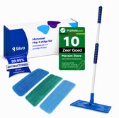 Silva Microvezel Dweil - Dweilsysteem 3in1 Set - Vloerwisser - Vloermop - Mop - 42 cm Wisbreedte