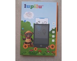 Lupilu LCD Schrijfbord met 10 leerkaarten - Vanaf 3 jaar