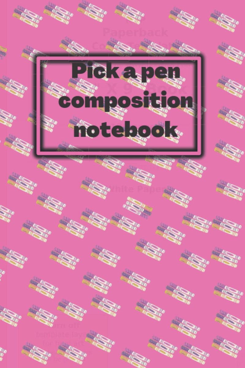 SnelShoppen - Pick a pen schrift voor kleuters - Notitieboek voor kinderen - 100 pagina's - Creatief leren schrijven - Ideaal voor school en thuis - A