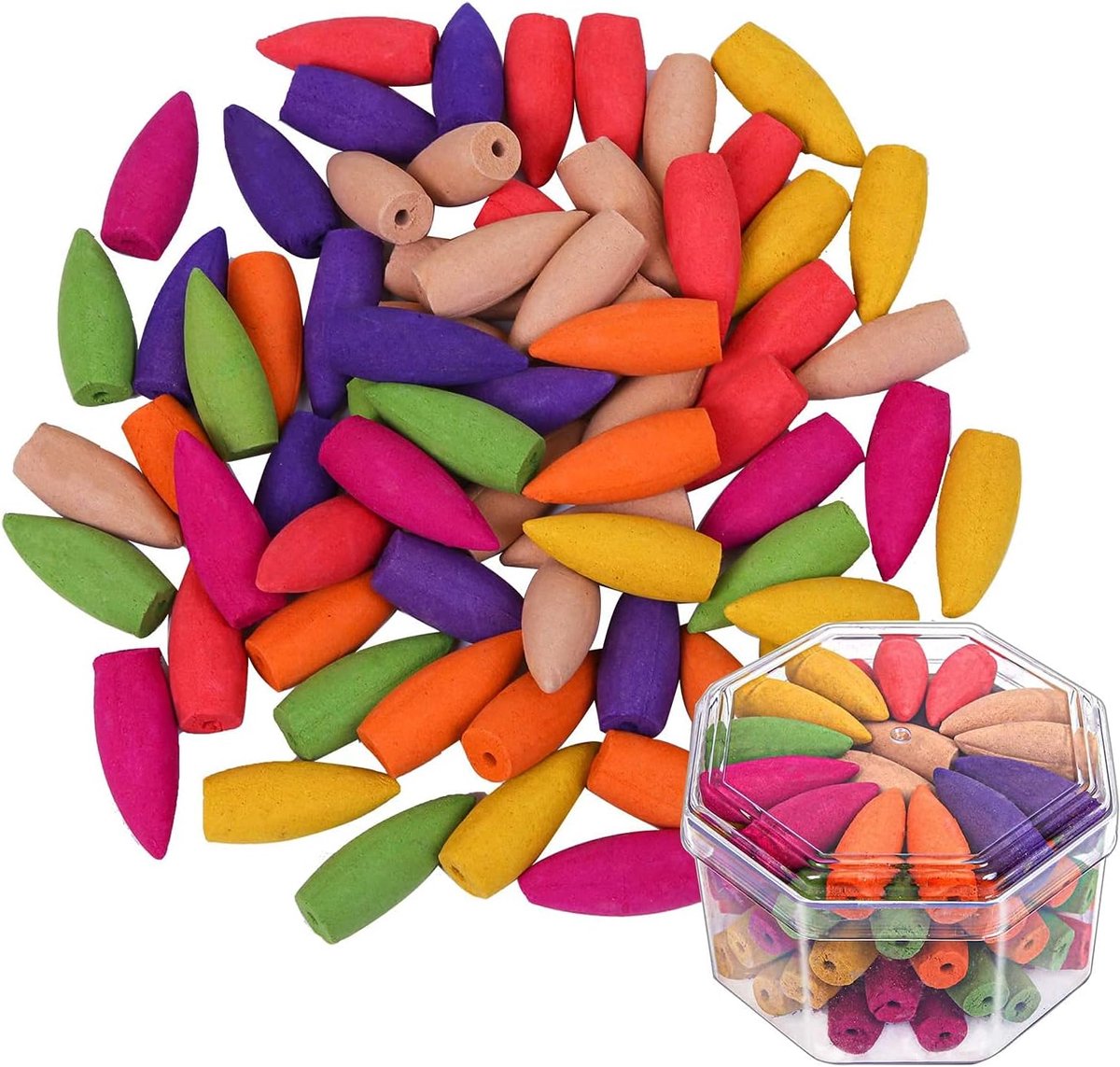 Wierook Kegels Gemengde Natuurlijke Geuren Waterval Wierook Kegels