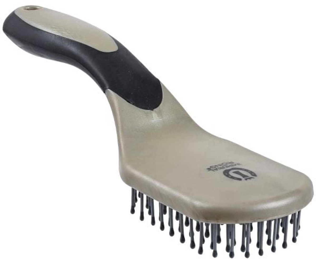 Imperial Riding - Mane & Tail Brush IRHBoomerang - Light Olive Metallic