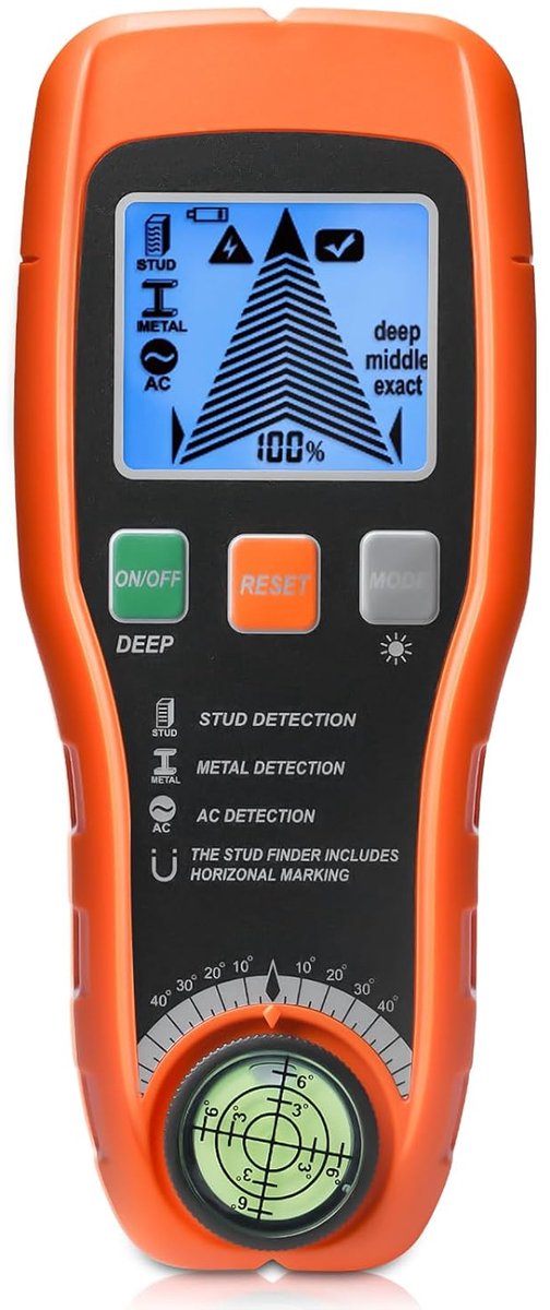 7-in-1 draagbare elektrische draaddetector voor wand: kabels