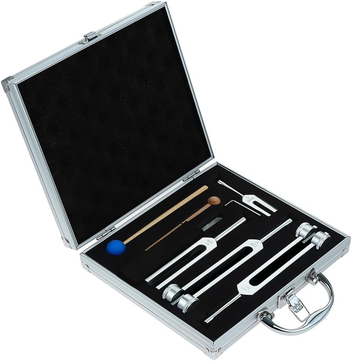neurologische stemvork, set van 4 stemvorken (128 Hz, 136,1 Hz, Mi
