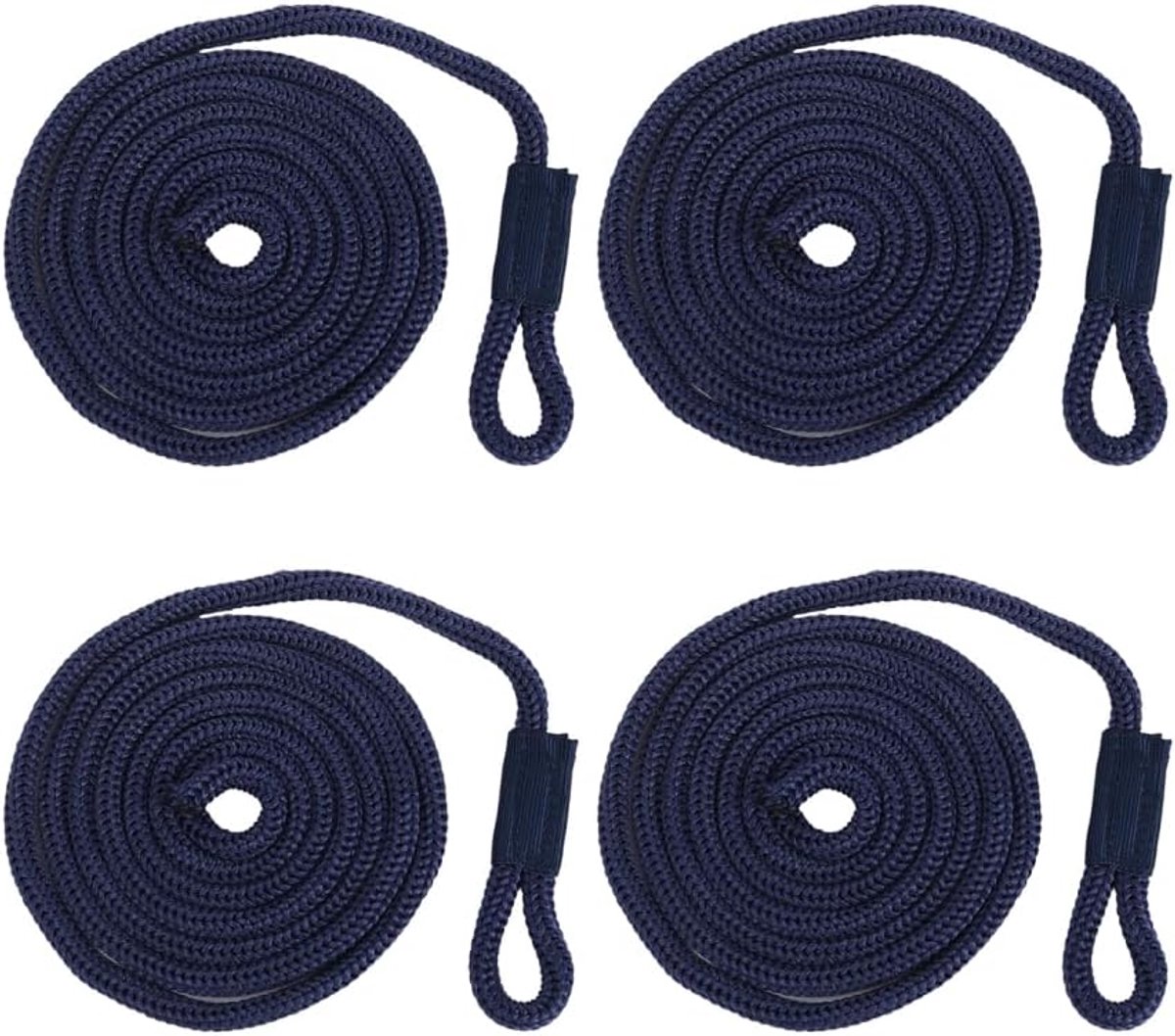 4 STKS Boot Spatbord Lijnen, 135 Inch Stevige Boot Dock Lijnen Marine Touw voor Docking Boot Marine Mooring