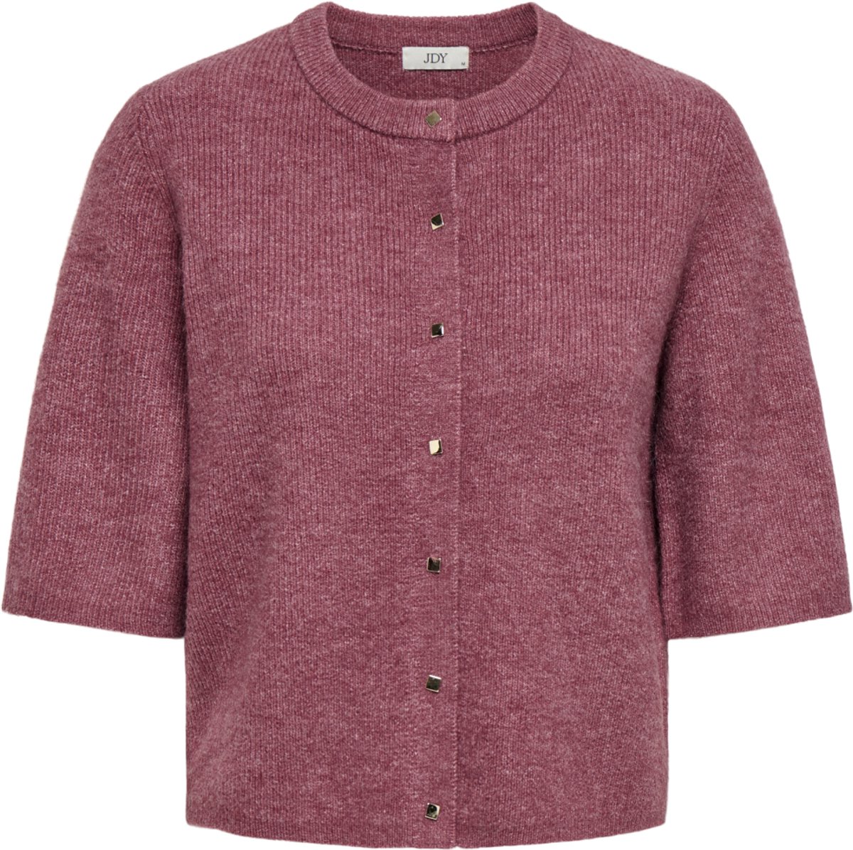 Jacqueline de Yong Vest Jdylumi Life 3/4 On Button Cardigan 15376601 Deco Rose /melange Dames Maat - XXL
