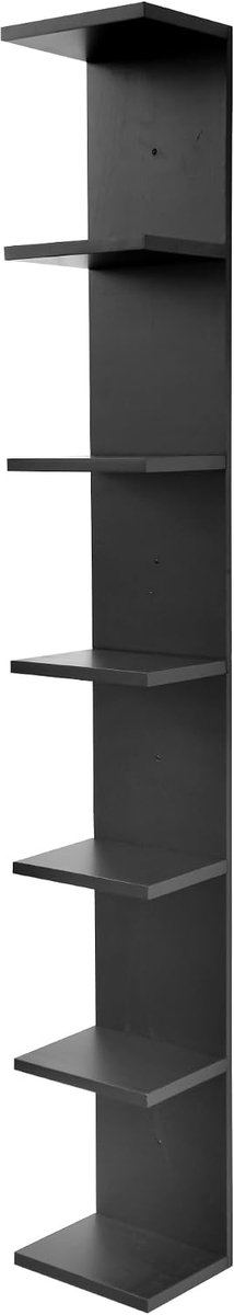 7 Tier Wandplank, Verticale Plank, Organizer Hoge Toren Ontwerp
