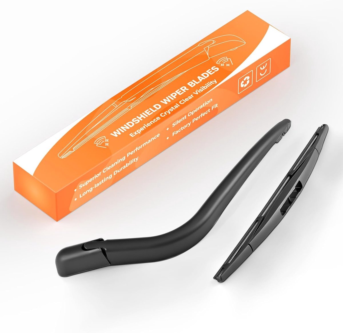 Achterruitwisser Achterruitenwisserarm Ruitenwisserset Achterruit Wisserarm Set voor TOYOTA YARIS 1999 2000 2001 2002 2003 2004 2005 Vervanging Achterruitenwisserarm
