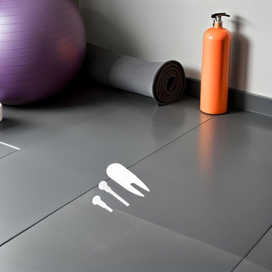Yoga Bal Stopper - Luchtstopper Adapter - Fitness Ballen - Lekvrije Afdichting - 6.40X2.80X0.40CM - Wit — afbeelding 4