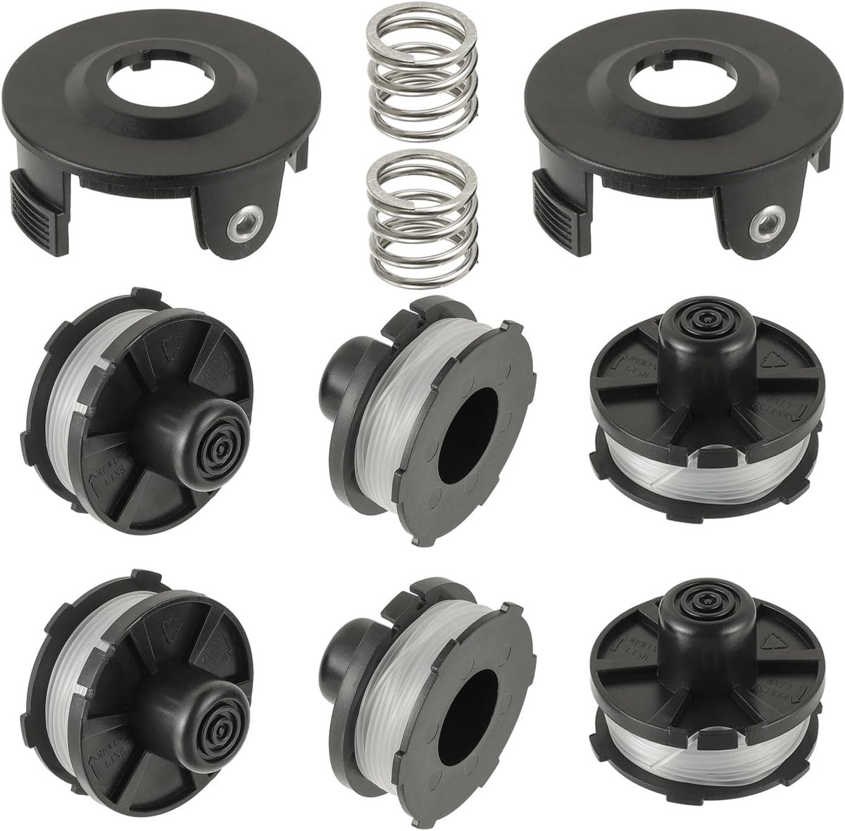 Spoelen voor Makita 196146-9/195858-1 (6 spoelen + 2 doppen + 2 veren)