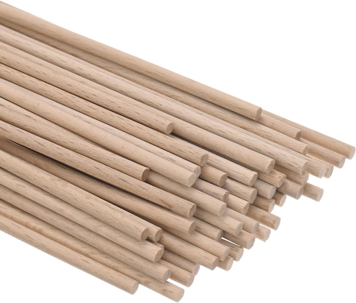 Deuvelstaven houten stokken, 3,2 x 15,2 cm houten deuvelstangen