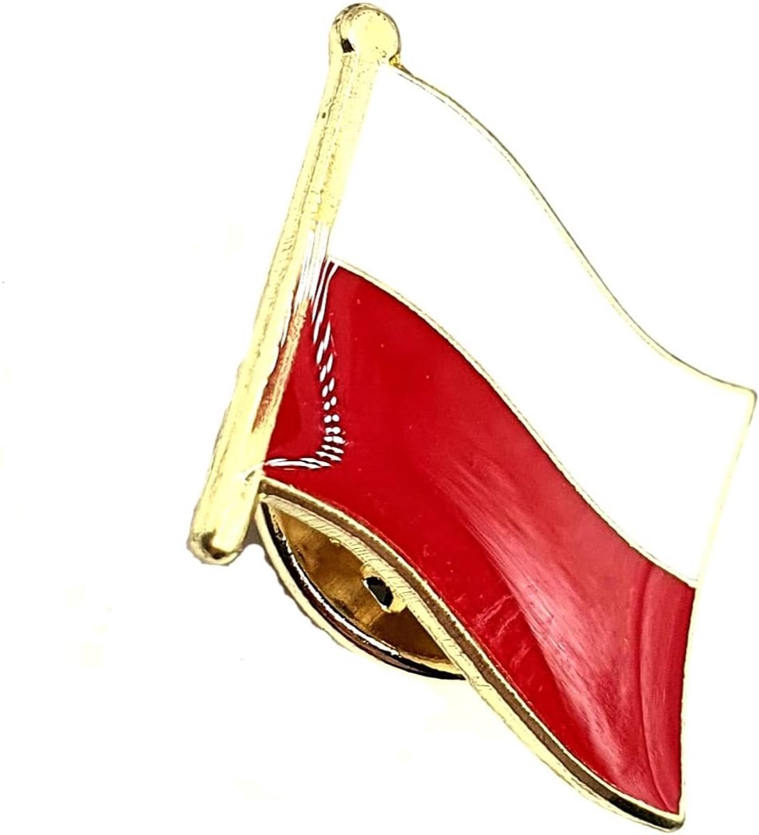 Poolse Polska metalen emaille land vlag Pin Badge, Metaal
