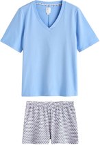 Next - Dames - Pyjama met short - Blauw