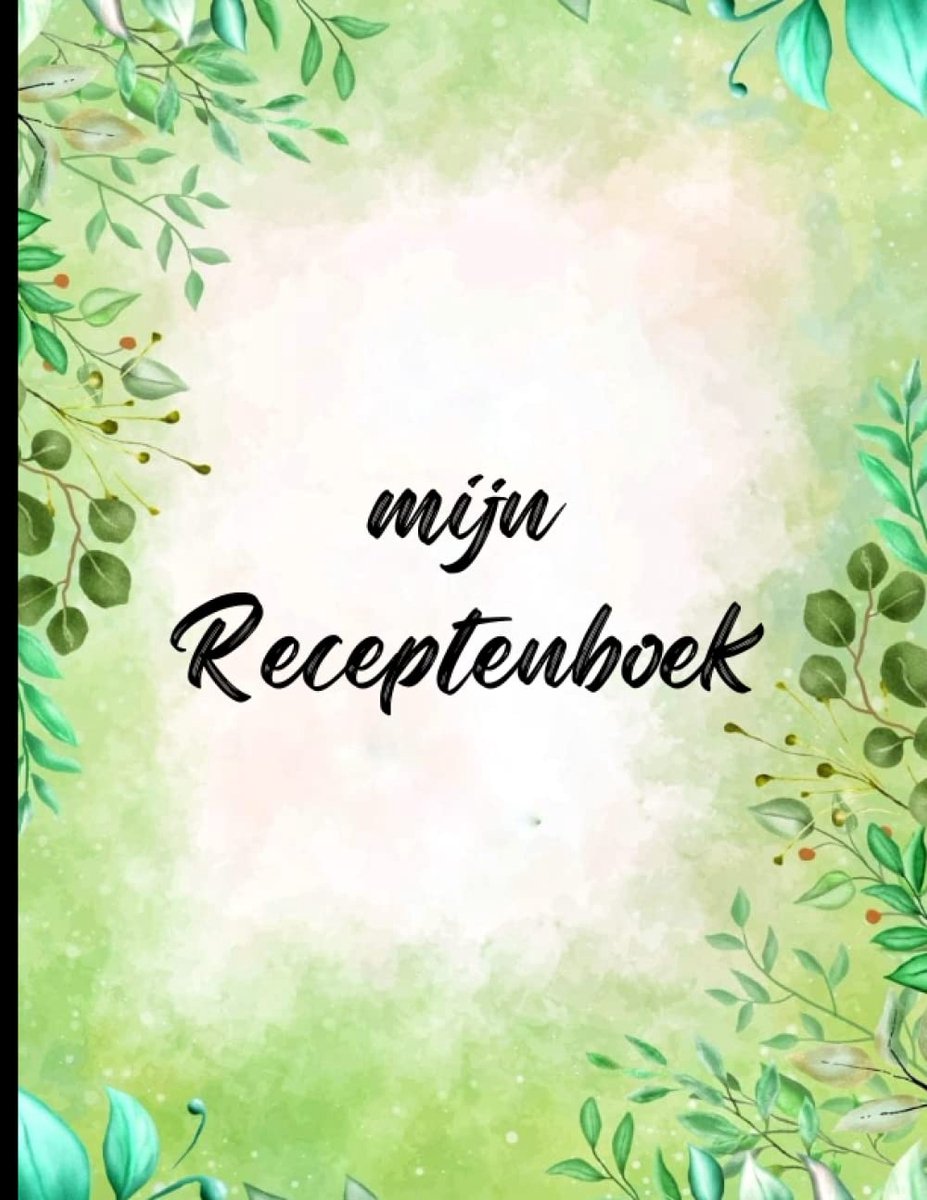 Receptenboek invulboek A4 - blanco notitieboek - schrijf 110 favoriete gerechten - perfect voor kookliefhebbers - ShopVlot