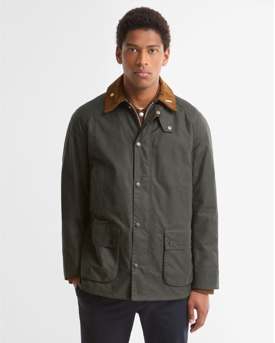 Barbour Ashby Wax Jas Sage - Maat XL - Heren - Wax jassen