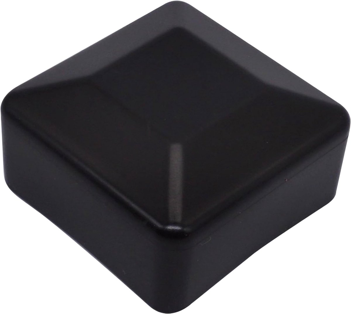 SnelShoppen - 30 Stuks Hekpaal Kapjes 60 x 60 mm - Zwarte Plastic Caps voor Hekpalen - UV- en Vorstbestendig - Decoratief Afwerking voor Tuin en Buite