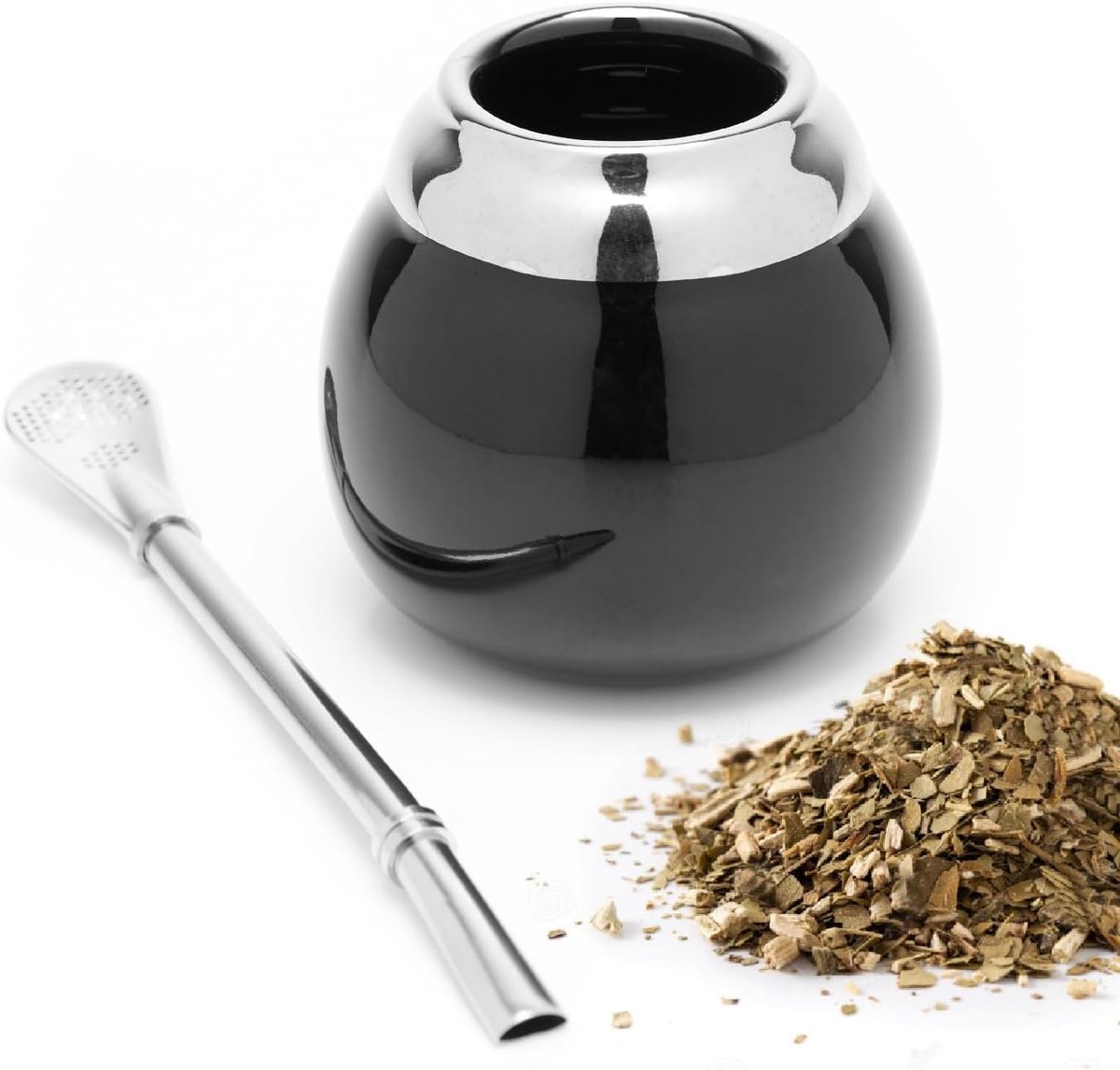 Mate Cup en Bombilla Set (Originele Traditionele Mate Cup - 198 ml)