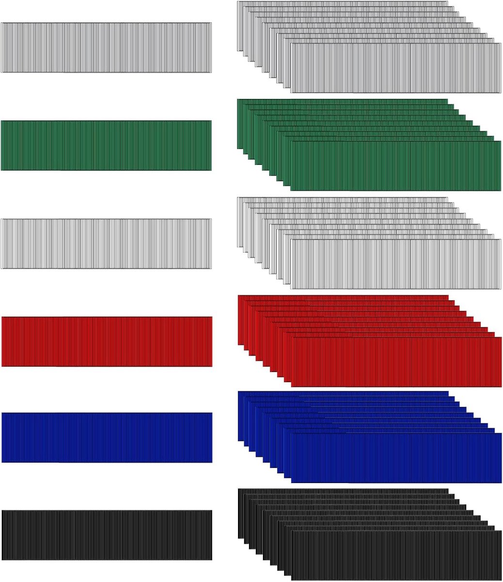 kunststof beglazingsblokken, set, 60 stuks, kunststof onderlegplaten