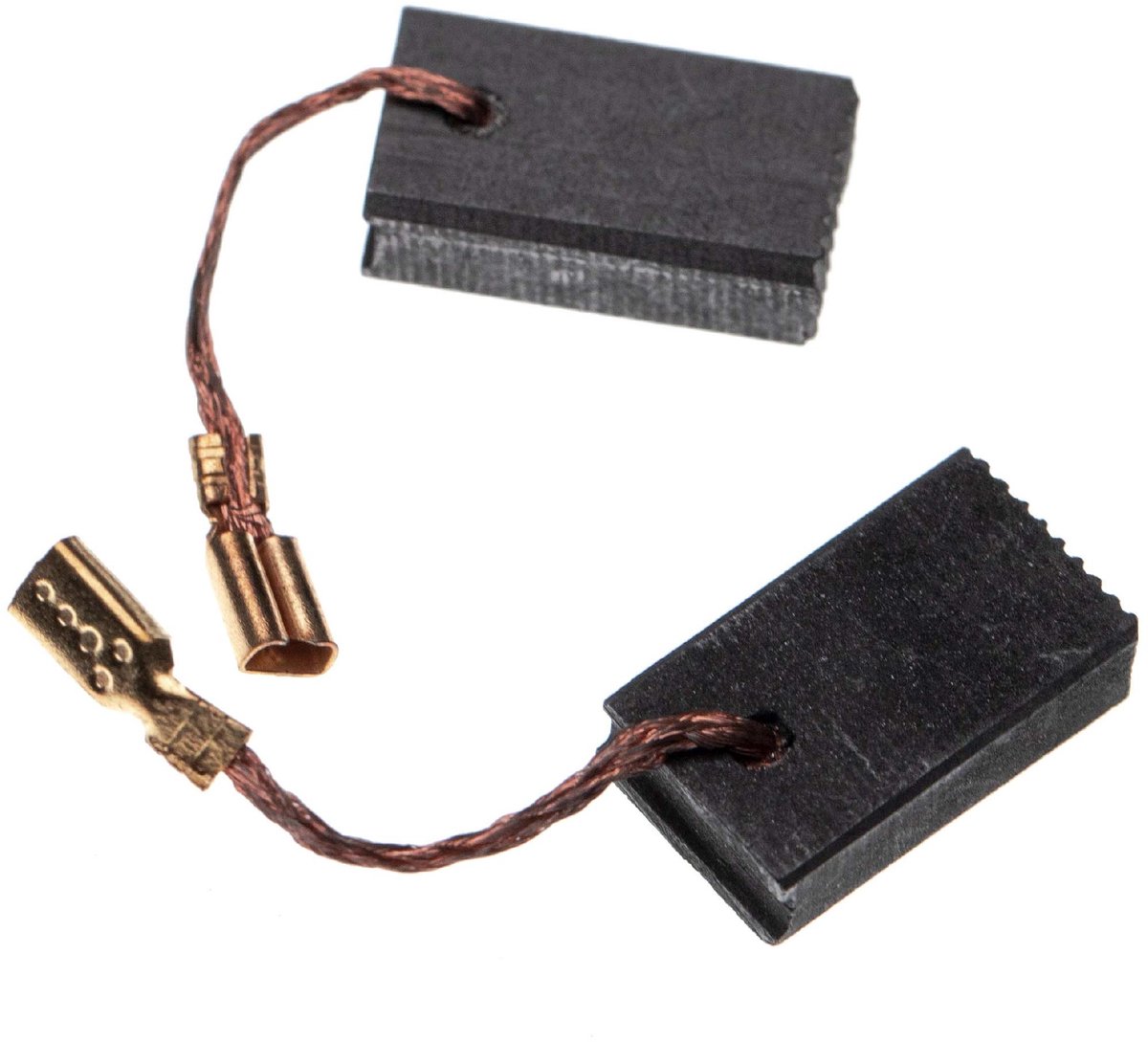vhbw 2x koolborstels 5 x 10 x 17 mm, compatibel met Bosch GWS 1000, GWS 10-125 Z, GWS 10-125 CE, GWS 10-125 C, GWS 10-125, GSI 14-CE elektrisch gereedschap