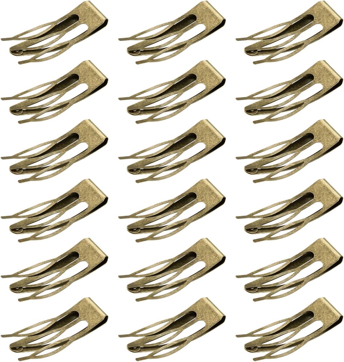 18 stuks haarclips voor dames, dubbele greep, snap haarclips, haarklemmen voor meisjes, metalen haarspelden, kleine haarversiering, haarclips voor haarstyling, salonaccessoires (vintage groen