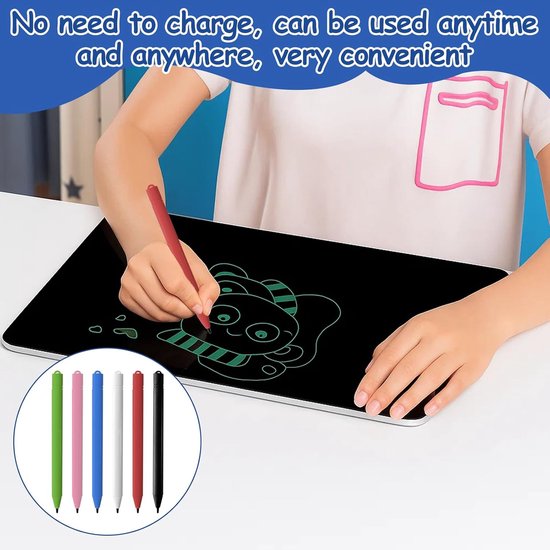 6 stuks reservepennen voor lcd-schrijfbord, tabletpen voor — afbeelding 3
