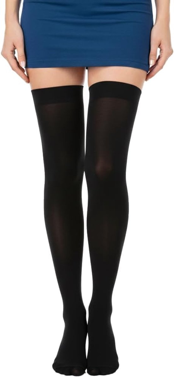 Medische compressie Dij Hoge Kous Open teen, Klasse 2, 23-32 mmHG