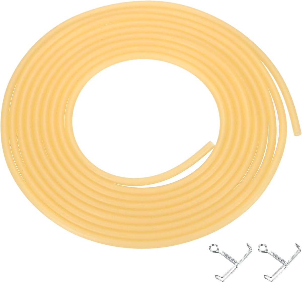 10ft natuurlijke latex rubberen buis, 1/16" (2 mm) Id x 3/16 "(4 mm)
