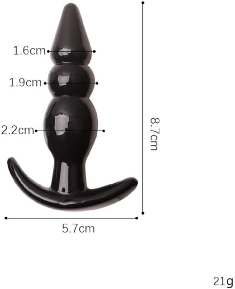 5 Verschillende Hip Trainers Voor Mannelijke En Vrouwelijke, Elegante En Gladde Siliconen Rekwisieten Geschikt Voor Partijen - Q (Zwart)