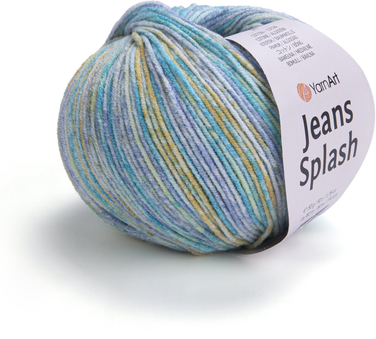 YarnArt Jeans Splash - 55% Katoen 45% Acryl - voor Haken en Breien - 50g / 160m - Kleur 959