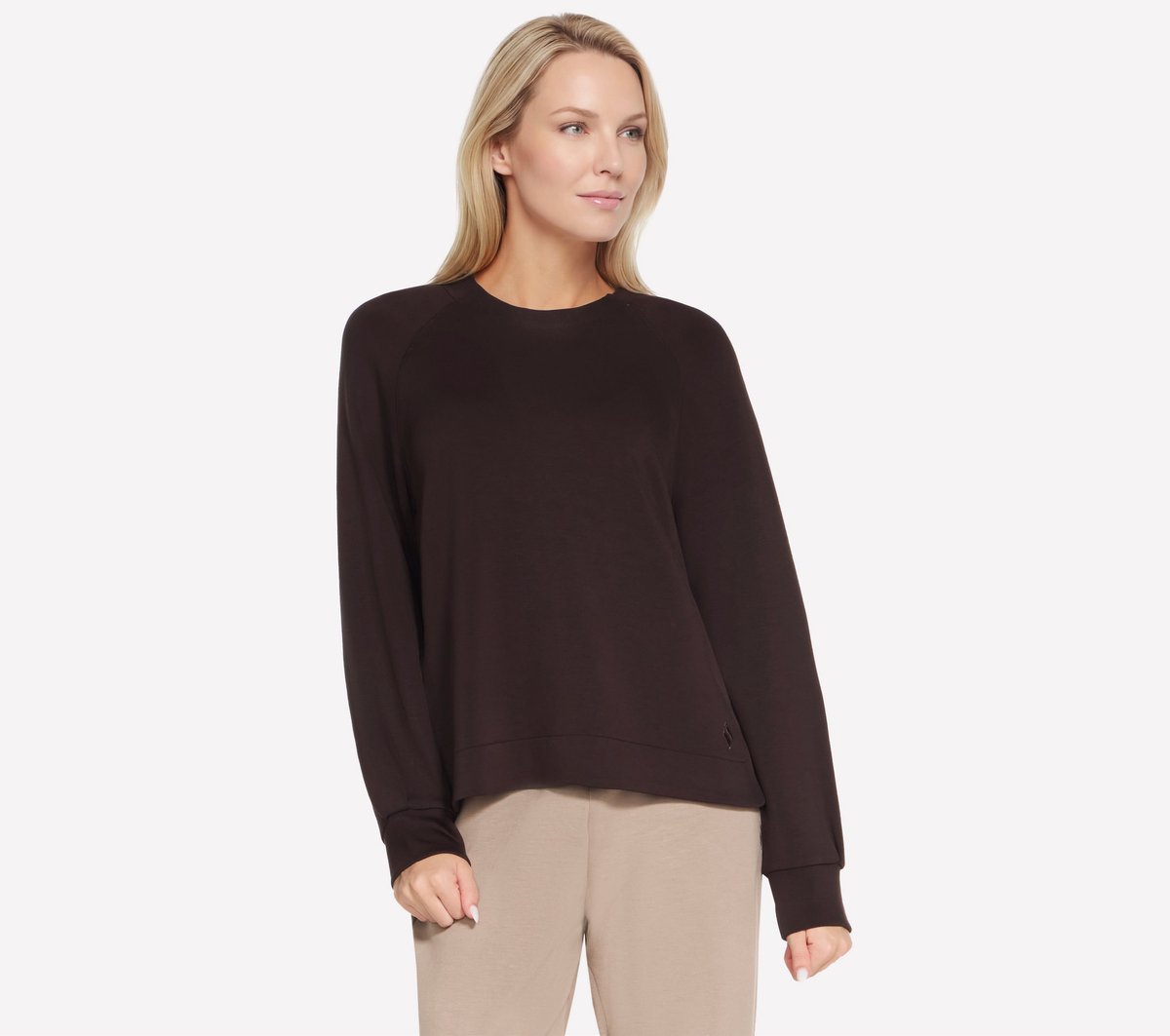 Skechers SKECHERS COZY LUXE CREWNECK Dames Trui - Bruin